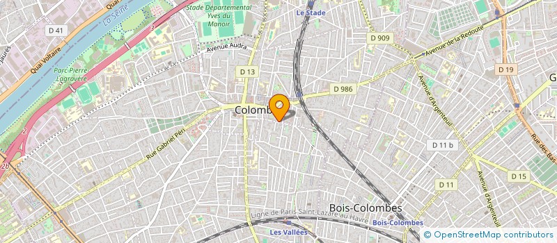 localisation de l'entreprise ASSISTANCE FRANCE SERVICES à COLOMBES