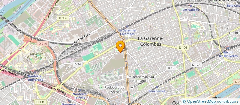 localisation de l'entreprise ASSISTANCE FRANCILIEN à LA GARENNE-COLOMBES