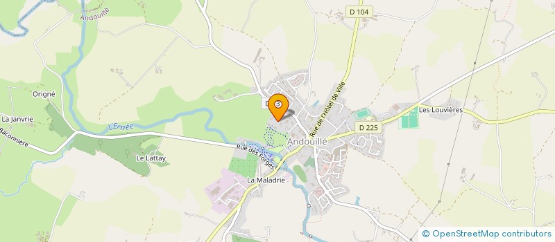 localisation de l'entreprise ASSISTANCE FROID FOURNIL 53 à SAINT-JEAN-SUR-MAYENNE