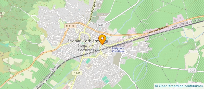 localisation de l'entreprise ASSISTANCE FUNERAIRE AUDOISE à LEZIGNAN-CORBIERES
