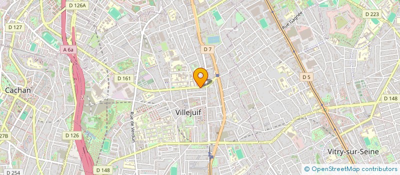 localisation de l'entreprise ASSISTANCE FUNERAIRE DU VAL DE MARNE à VILLEJUIF