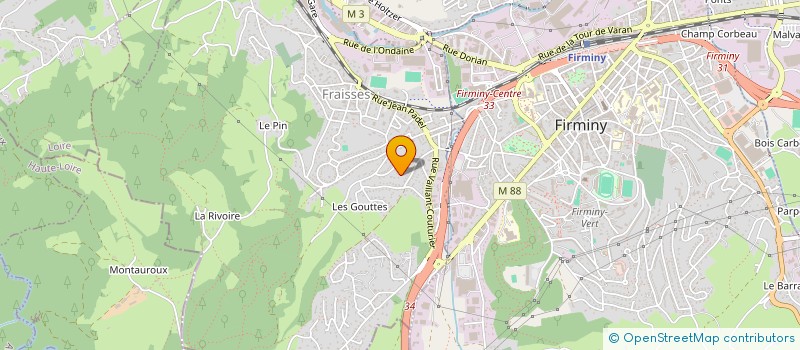 localisation de l'entreprise ASSISTANCE FUNERAIRE SG  FRAISSES