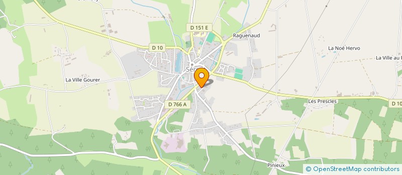 localisation de l'entreprise ASSISTANCE FUNERAIRE THETIOT  SAINT-AVE