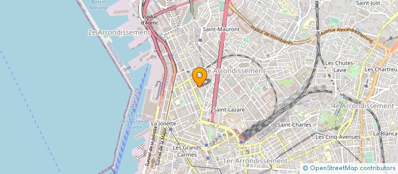 localisation de l'entreprise ASSISTANCE FUNERAIRES MUSULMANS à MARSEILLE
