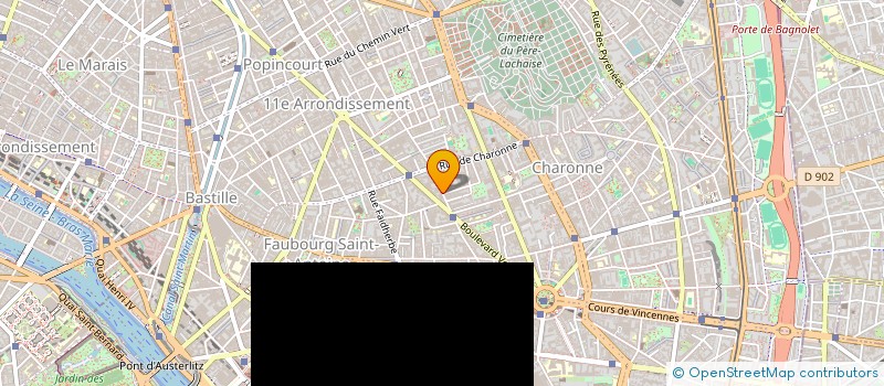 localisation de l'entreprise ASSISTANCE GAILLARD  PARIS