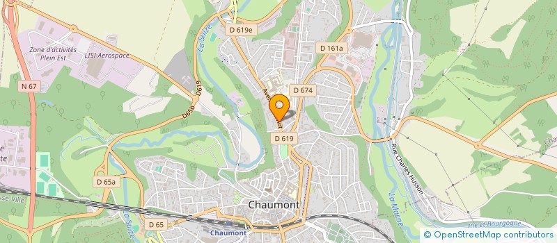localisation de l'entreprise ASSISTANCE GARDIENNAGE PREVENTION SECURITE à CHAUMONT