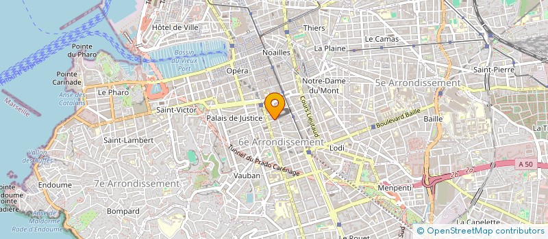 localisation de l'entreprise ASSISTANCE GARDIENNAGE SECURITE à MARSEILLE