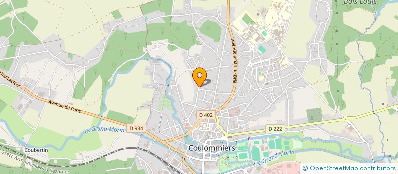 localisation de l'entreprise ASSISTANCE GAZ SYSTEM à COULOMMIERS