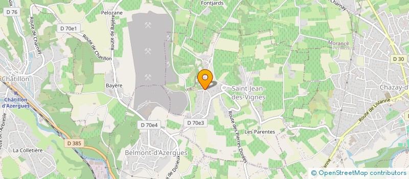 localisation de l'entreprise ASSISTANCE GENIE CLIMATIQUE MISE AU POINT  SAINT-JEAN-DES-VIGNES