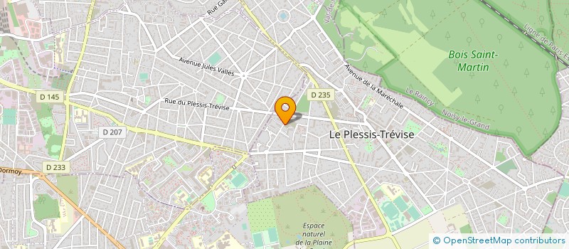 localisation de l'entreprise ASSISTANCE GESTION ADMINIST PERSONNEL à LE PLESSIS-TREVISE