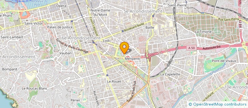 localisation de l'entreprise ASSISTANCE GESTION ADMINISTRATIVE & FINANCIERE à MARSEILLE