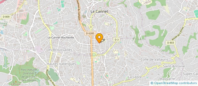 localisation de l'entreprise ASSISTANCE GESTION INTERNE à LE CANNET