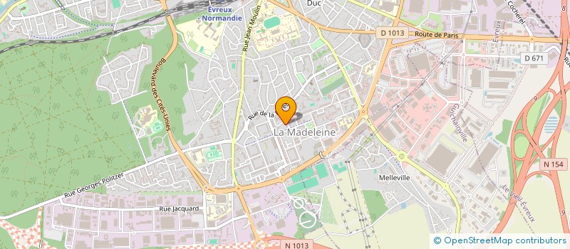 localisation de l'entreprise ASSISTANCE GESTION PERSONNEL à EVREUX
