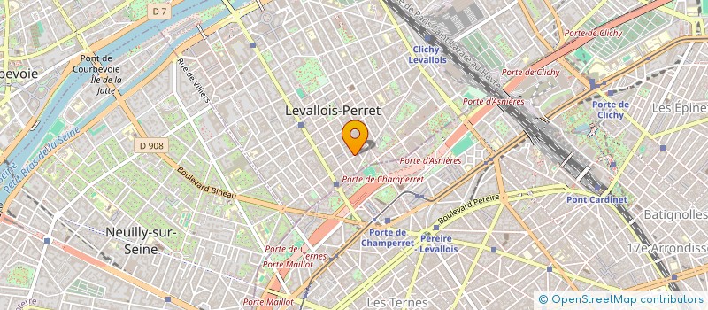 localisation de l'entreprise ASSISTANCE GM à LEVALLOIS-PERRET