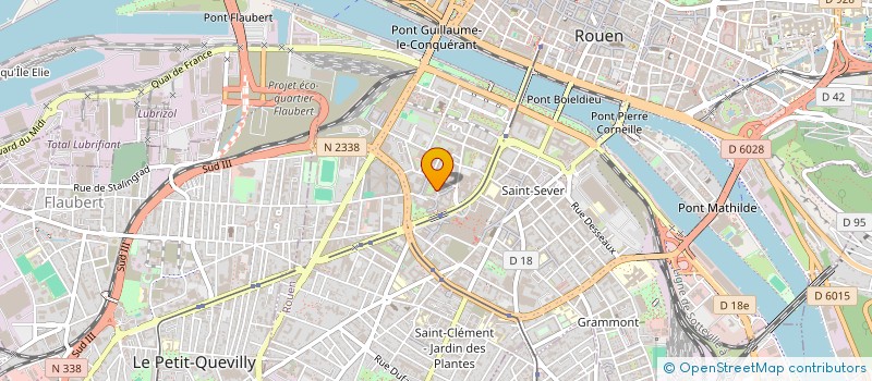 localisation de l'entreprise ASSISTANCE HOSPITALIERE, UNISERSITAIRE ET SCOLAIRE  ROUEN