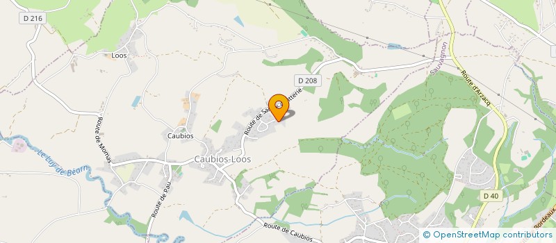 localisation de l'entreprise ASSISTANCE I GESTION  CAUBIOS-LOOS