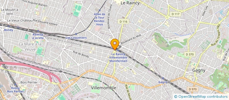localisation de l'entreprise ASSISTANCE ILE DE FRANCE à VILLEMOMBLE