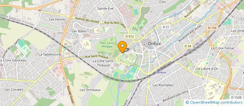 localisation de l'entreprise ASSISTANCE INFORMATIQUE DE L'OUEST à DREUX