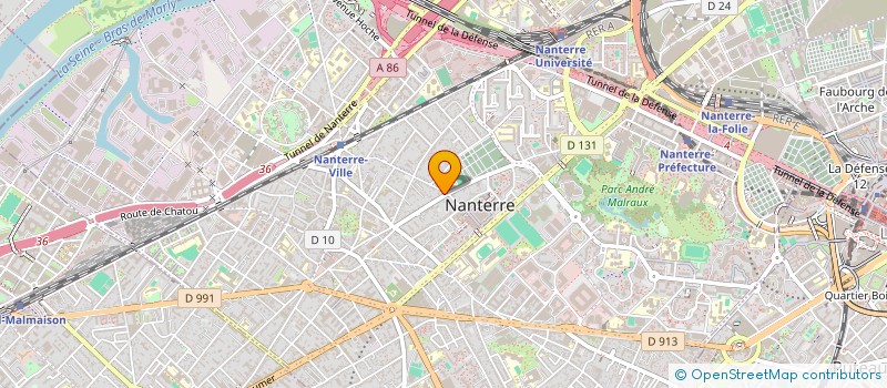 localisation de l'entreprise ASSISTANCE INFORMATIQUE DES MEDECINS à NANTERRE