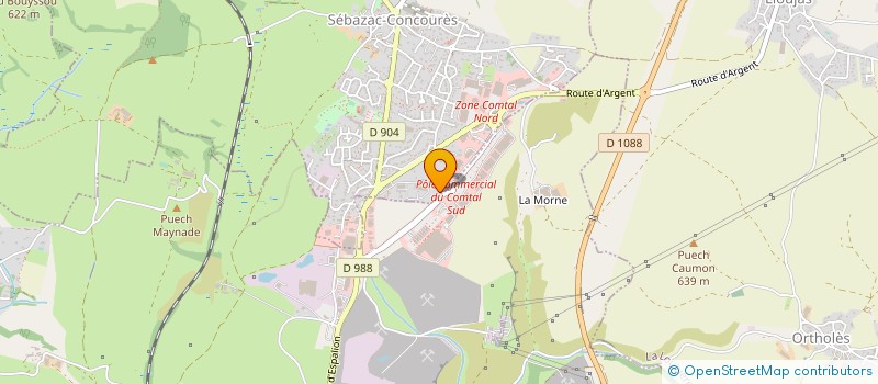 localisation de l'entreprise ASSISTANCE INFORMATIQUE DOMICILE (A.I.D) à SEBAZAC-CONCOURES