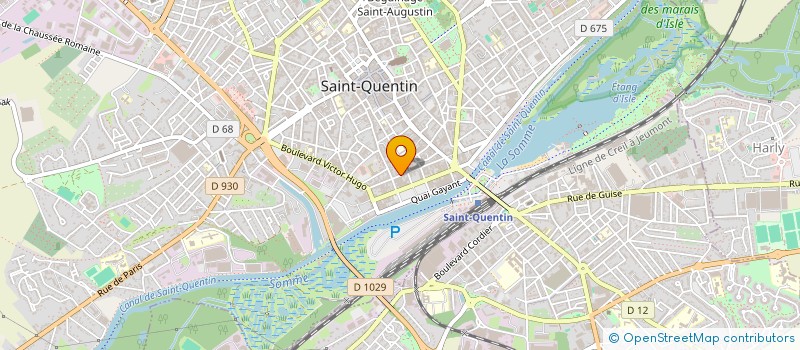 localisation de l'entreprise ASSISTANCE INFORMATIQUE ET GESTION à SAINT-QUENTIN