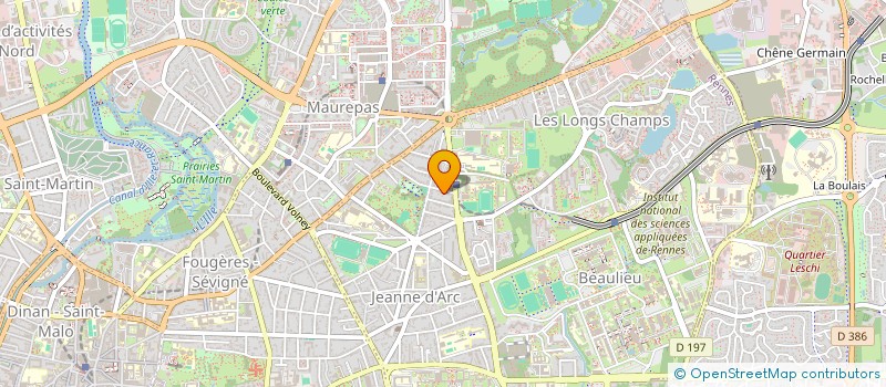 localisation de l'entreprise ASSISTANCE INFORMATIQUE RENNNAISE à RENNES