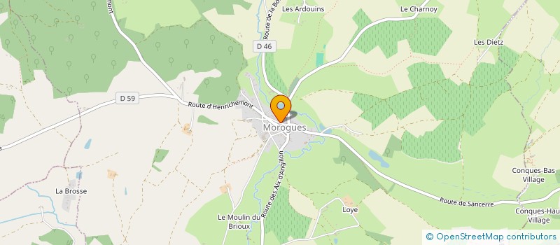 localisation de l'entreprise ASSISTANCE INFORMATIQUE SERVICE  MOROGUES