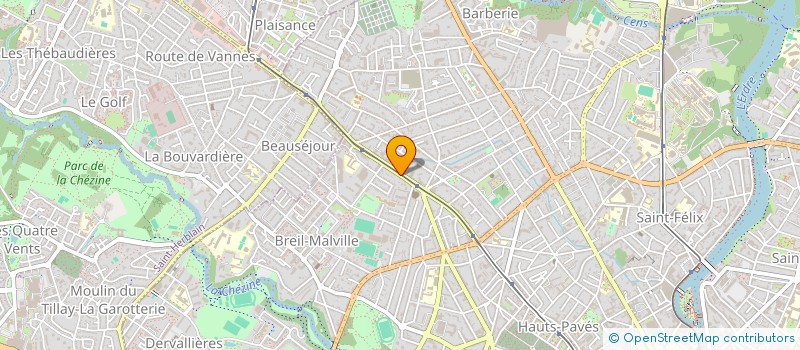 localisation de l'entreprise ASSISTANCE INFORMATIQUE SYSTEME NANTES à NANTES