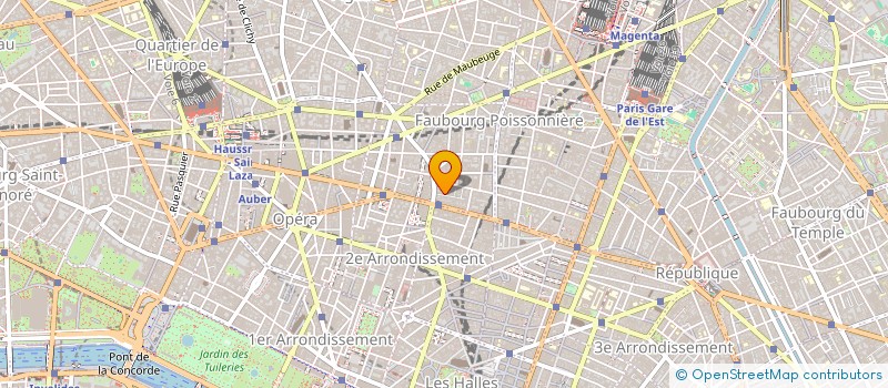 localisation de l'entreprise ASSISTANCE INGENIERIE RESTAURATION HOTEL  PARIS