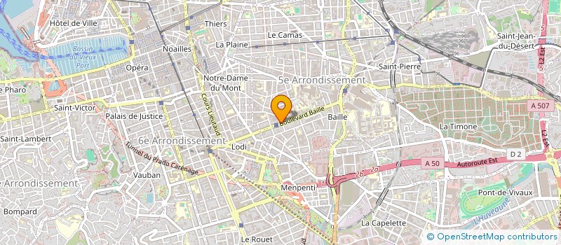 localisation de l'entreprise ASSISTANCE INTER ENTREPRISE à MARSEILLE