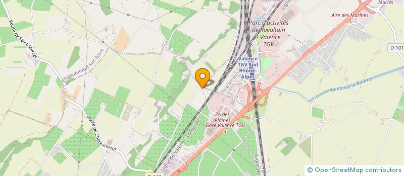localisation de l'entreprise ASSISTANCE ISERE à SAINT-MARCEL-LES-VALENCE