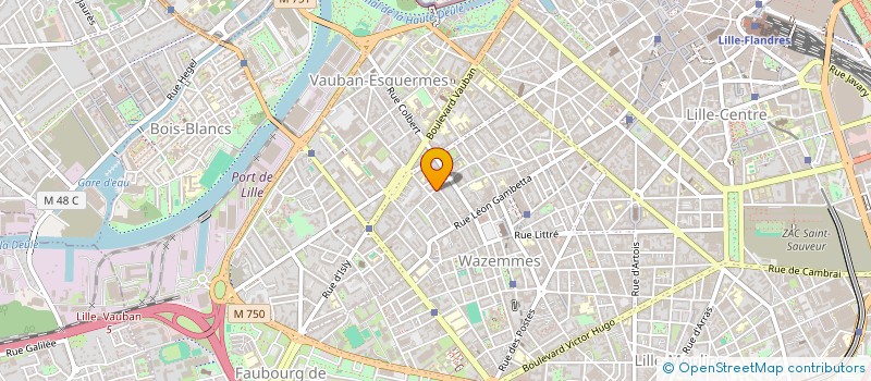 localisation de l'entreprise ASSISTANCE JURIDIQUE, FINANCIERE ET IMMOBILIERE à LILLE