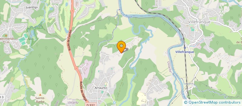 localisation de l'entreprise ASSISTANCE JURIDIQUE INVESTIGATION ET RECOUVREMENT  USTARITZ