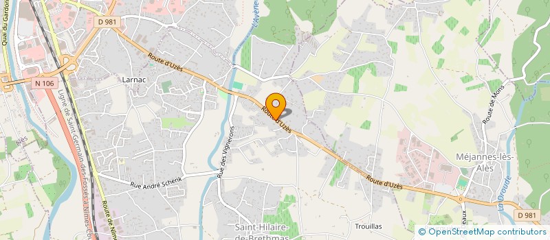 localisation de l'entreprise ASSISTANCE JURIDIQUE LANGUEDOC à SAINT-HILAIRE-DE-BRETHMAS