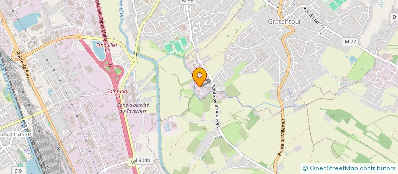 localisation de l'entreprise ASSISTANCE LEVAGE DEPANNAGE ROUTIER  GRATENTOUR