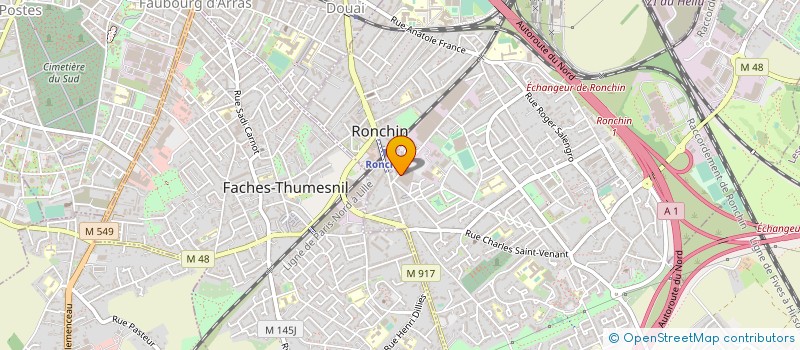 localisation de l'entreprise ASSISTANCE LILLE AMBULANCES à LILLE