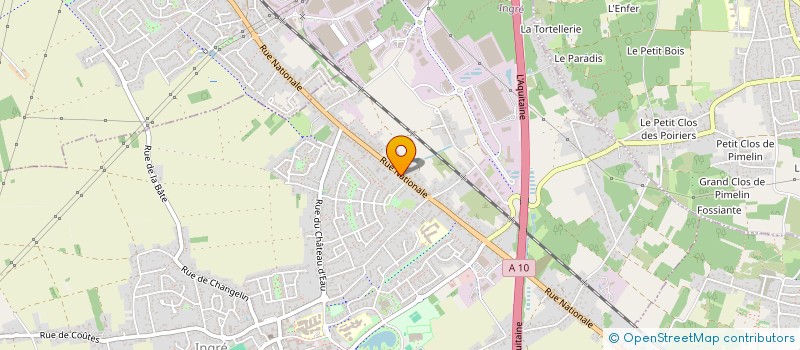 localisation de l'entreprise ASSISTANCE LOCATION à INGRE