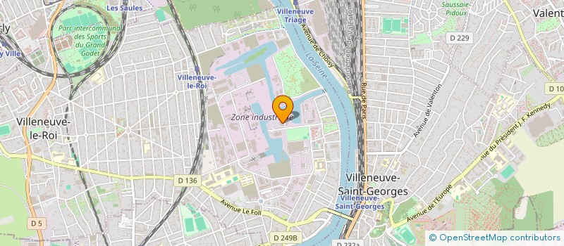 localisation de l'entreprise ASSISTANCE LOCATION NEGOCE TRANSPORTS  VILLENEUVE-LE-ROI