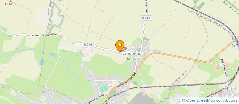 localisation de l'entreprise ASSISTANCE LOGICIEL FORMATION INFORMATIQ à LANDRETHUN-LE-NORD