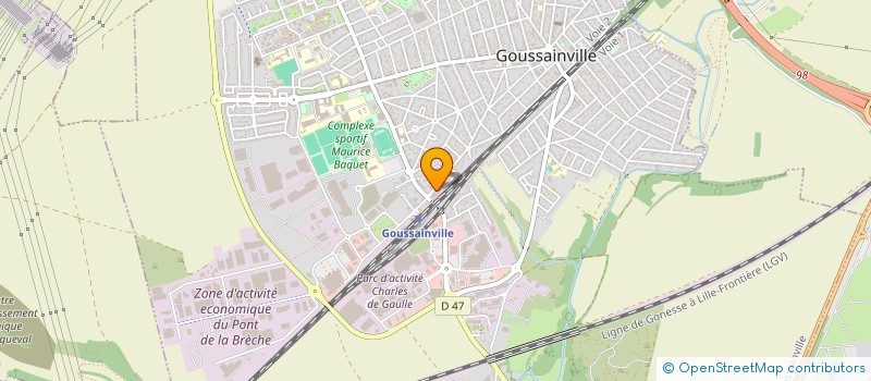 localisation de l'entreprise ASSISTANCE LOGISTIQUE BELEM à GOUSSAINVILLE