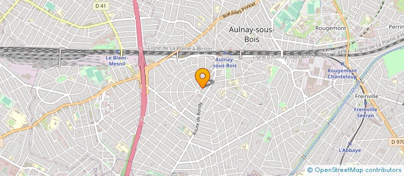 localisation de l'entreprise ASSISTANCE MAINTENANCE INFORMATIQUE à AULNAY-SOUS-BOIS