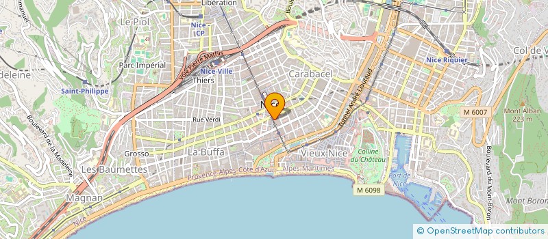 localisation de l'entreprise ASSISTANCE MAINTENANCE SERVICES INFORMATIQUES à NICE