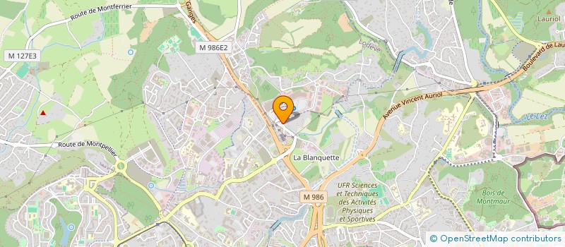 localisation de l'entreprise ASSISTANCE MAITRISE D'OEUVRE BATIMENT à MONTPELLIER