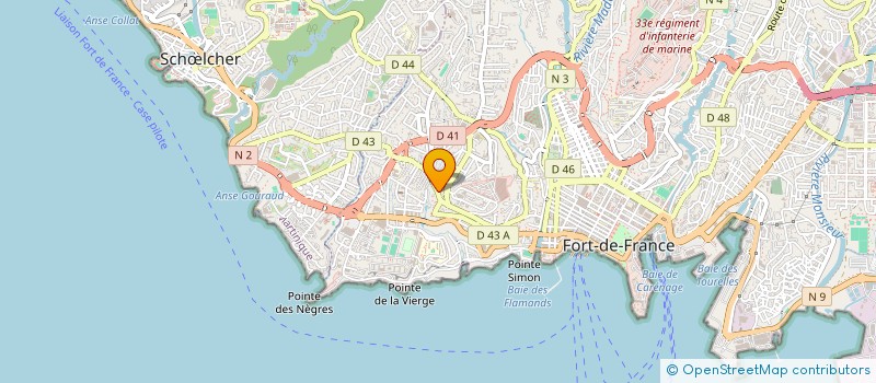 localisation de l'entreprise ASSISTANCE MAITRISE D'OUVRAGE MARTINIQUE à FORT-DE-FRANCE