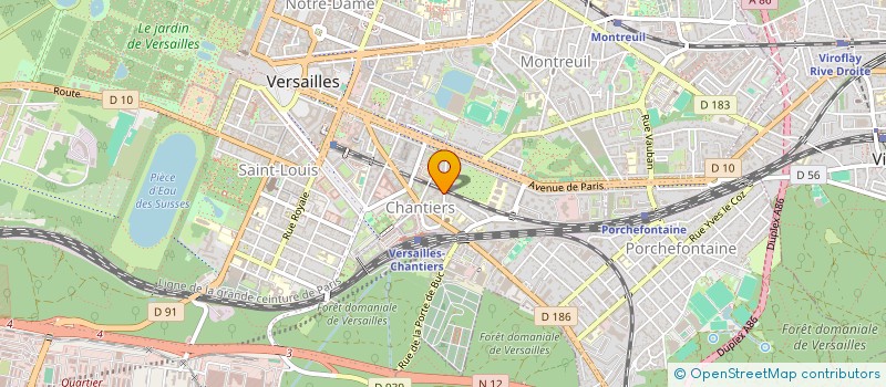 localisation de l'entreprise ASSISTANCE MANAGEMENT INGENIERIE INTERNA à VERSAILLES