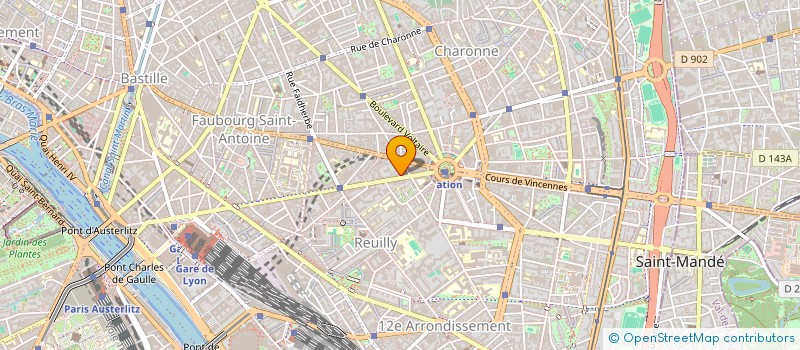 localisation de l'entreprise ASSISTANCE MANAGEMENT SERVICE  PARIS