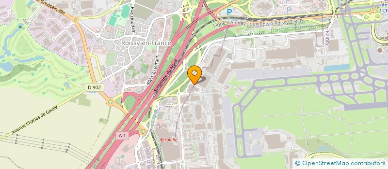 localisation de l'entreprise ASSISTANCE MATERIEL AVION TOULOUSE  TREMBLAY-EN-FRANCE