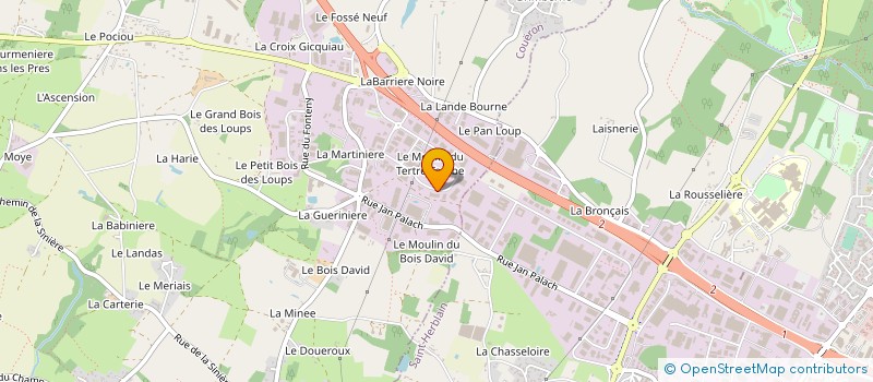 localisation de l'entreprise ASSISTANCE MATERIEL D'IMPRIMERIE à COUERON