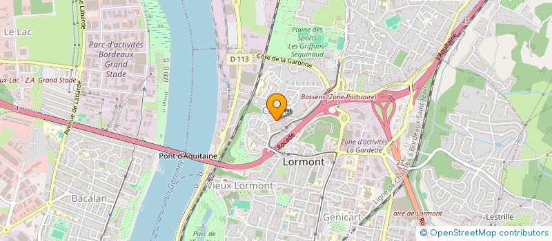 localisation de l'entreprise ASSISTANCE MEDICALE CARRIET  LORMONT