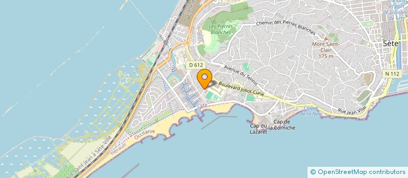 localisation de l'entreprise ASSISTANCE MEDICALE DU SUD à SETE